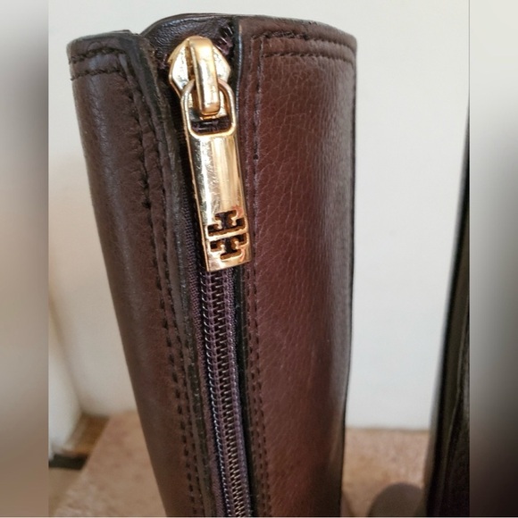 Tory Burch Calista Riding Boots Sz 10 - Picture 7 of 10